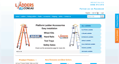 Desktop Screenshot of ladders4u.com.au